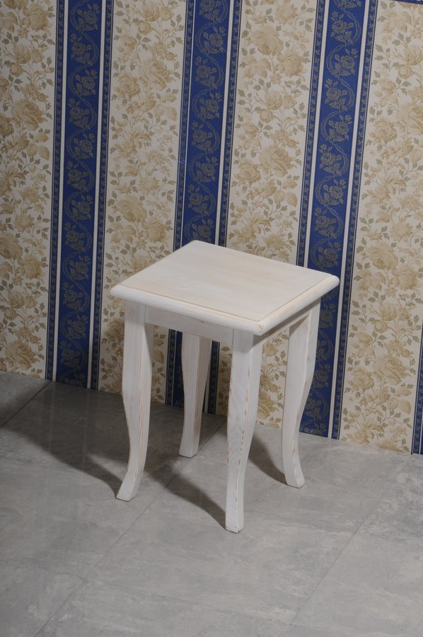 Retro 1683 stolička 33x45x33cm, starobiela