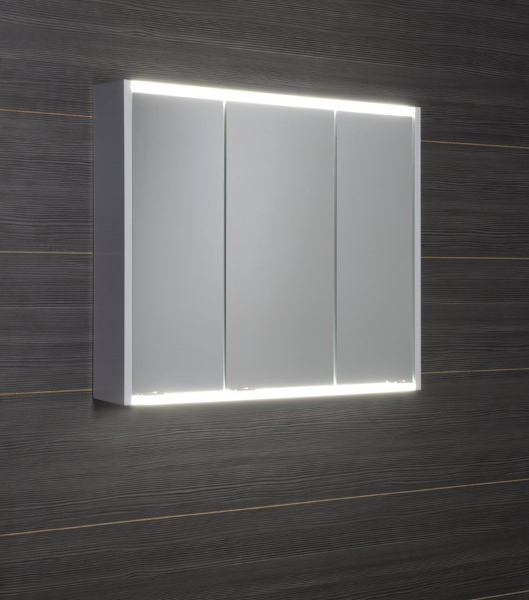 Batu 1141131 zrkadlová galérka 80x71x15 cm, 2x LED osvetlenie, biela