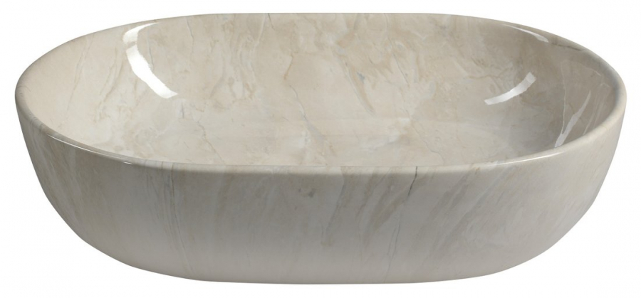 Dalma MM427 keramické umývadlo 59x42x14 cm, marfil