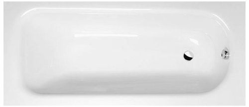 Laura Slim 24611S obdĺžniková vaňa 160x70x39cm, biela