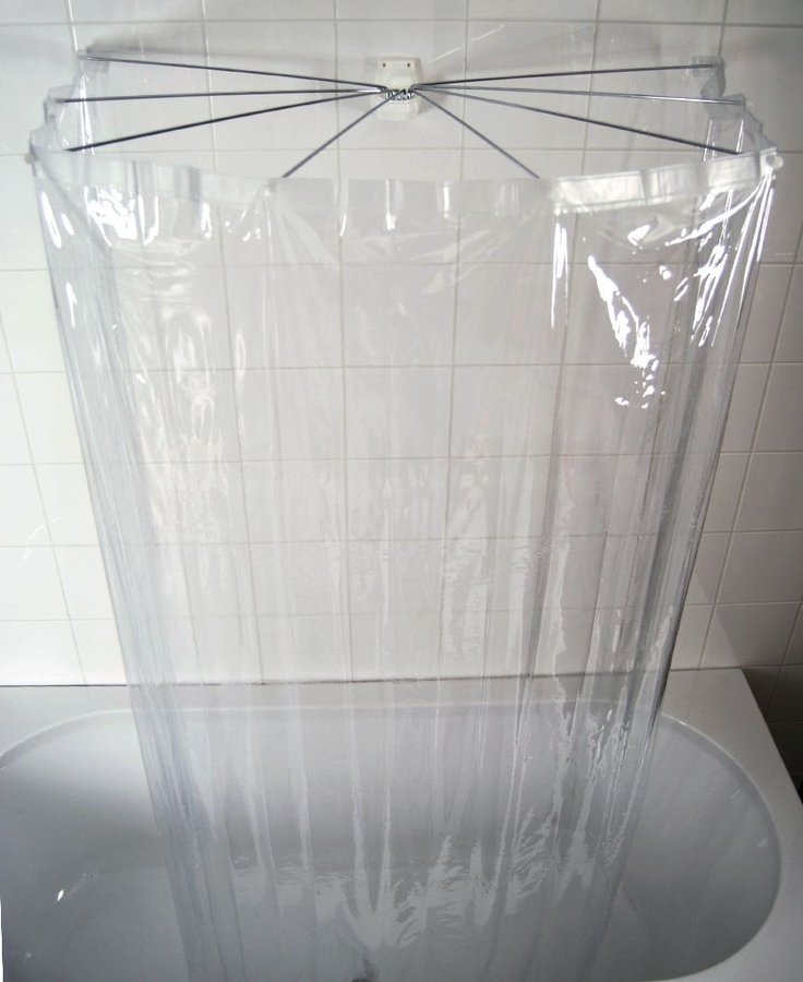 Ombrella 58200 skladacia sprchová kabína, 100x70cm, priehľadná