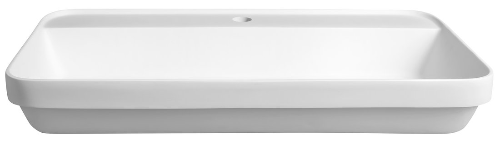 Brahea BE775 zápustné umývadlo, Rockstone, 75x39 cm, biele matné