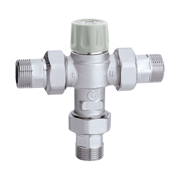 Caleffi CLF 521714 zmiešavací termostatický ventil 1/2" s klapkami a filtrami