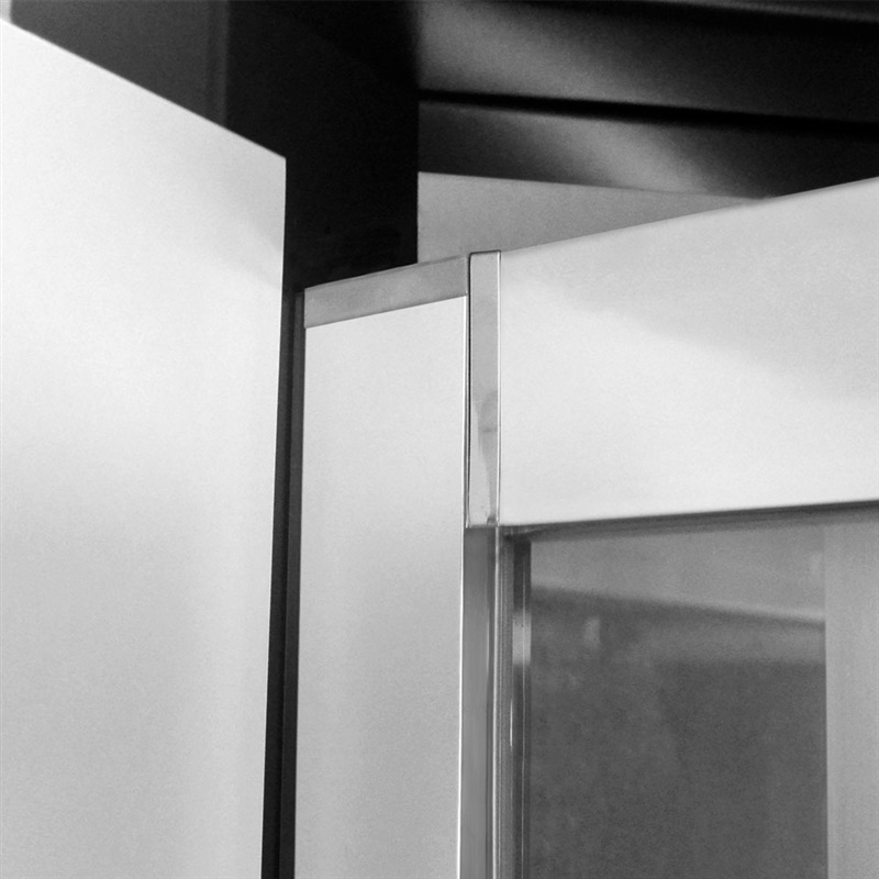 Mereo Lima CK87213K sprchový kút, obdĺžnik k stene, 120x80x120x190 cm, chróm Alu, sklo Číre