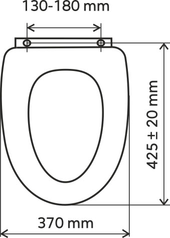 Novaservis WC/UNIVERSAL sedátko na WC plast