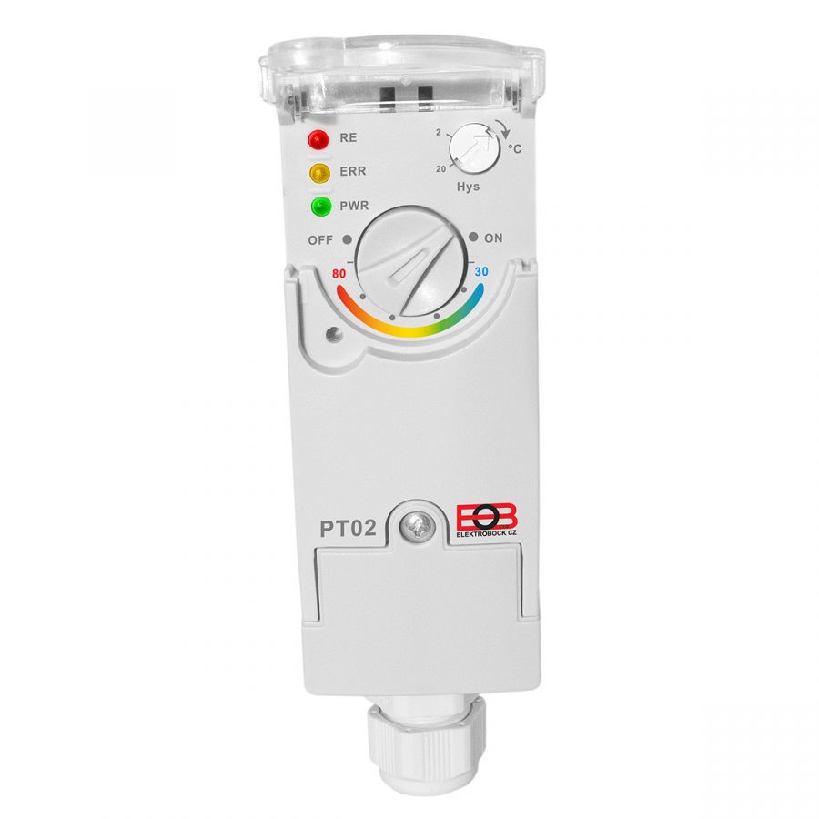 Elektrobock PT02 digitálny príložný termostat