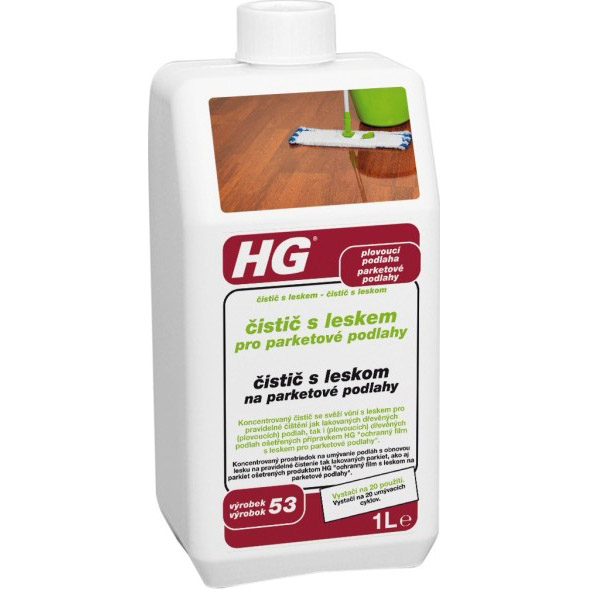 HG467 čistič s leskom pre parketové podlahy 1l