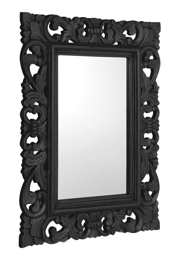 Samblung IN128 zrkadlo v ráme, 60x80cm, čierne