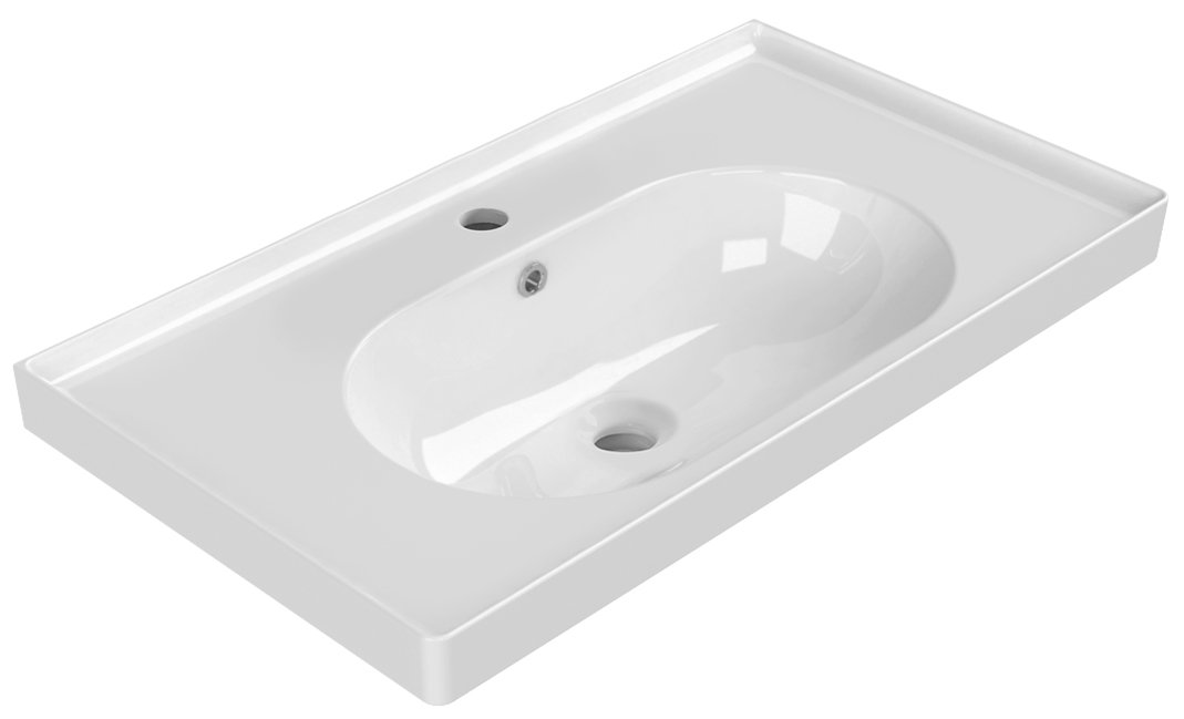 Brand TU0422 keramické umývadlo 80x45 cm, biele