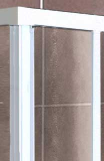 Roltechnik Sanipro sprchové dvere LD3 950 biela/damp