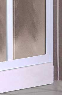 Roltechnik Sanipro sprchové dvere LD3 950 biela/damp