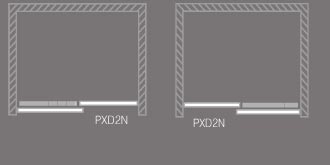 Roltechnik Proxima line sprchové dvere PXD2N 1200 brillant/transparent