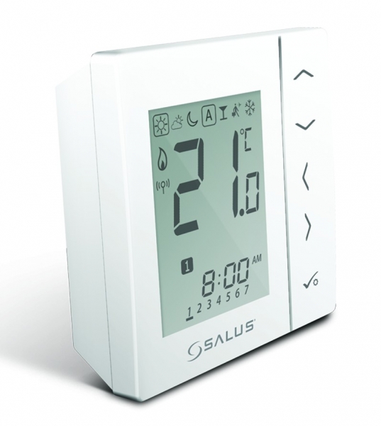 Salus VS20WRF bezdrôtový digitálny termostat biely