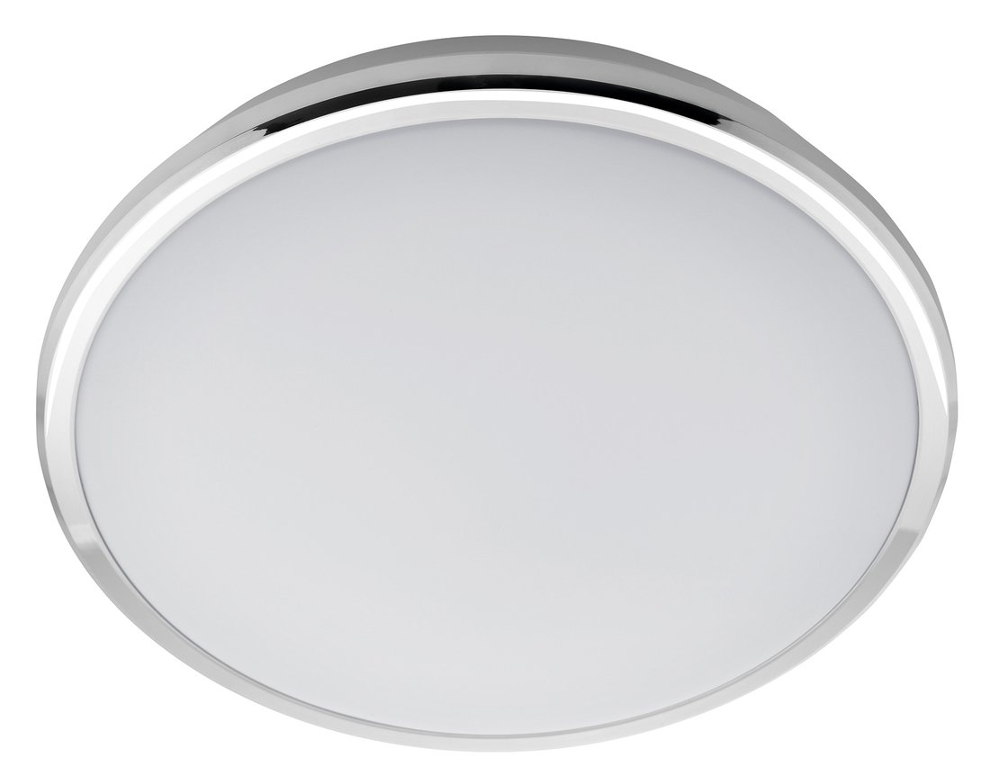 Silver AU463 stropné LED svietidlo 10W, 230V, priemer 28 cm, studená biela, chróm