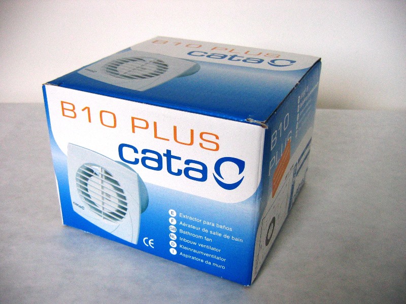 Cata ventilátor B-10 PLUS Timer, Biely, Axiálny, 00981101