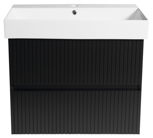 Filena FID1270BS umývadlová skrinka 67x51,5x43cm, čierna matná strip