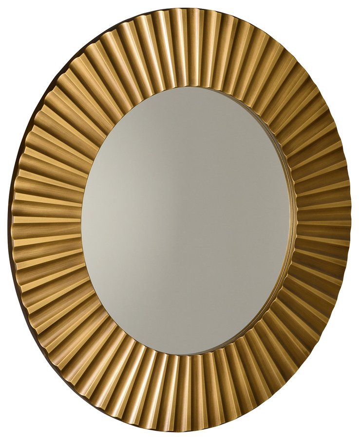 Pride PD904 zrkadlo v ráme, priemer 90cm, bronz