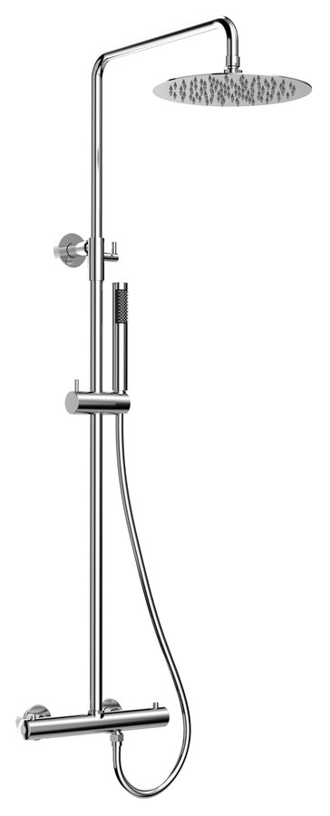 Sapho KU139 sprchový stĺp s termostatickou batériou, chróm