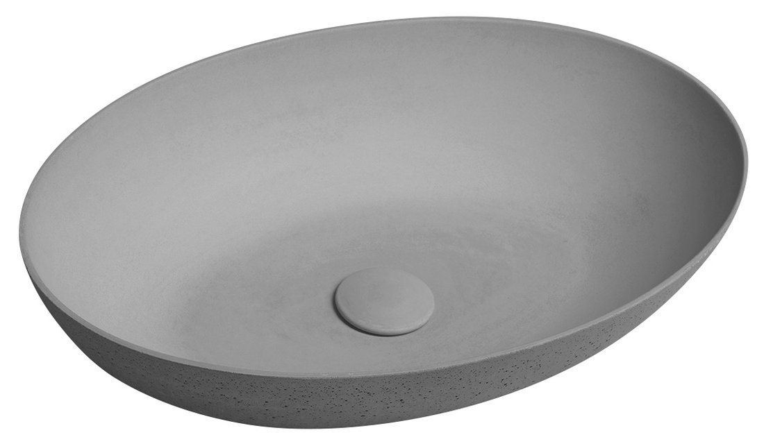 Formigo FG217 umývadlo na dosku, 60x40cm, šedé