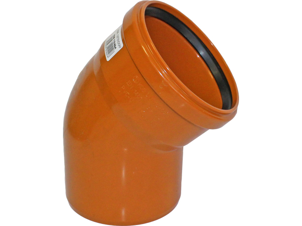 Odpadové kolená (kanalizačné) rôznych uhlov a rozmerov, priemer: 110 mm -  PVM Systém