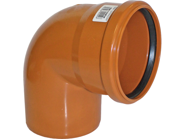 Odpadové kolená (kanalizačné) rôznych uhlov a rozmerov, priemer: 125 mm -  PVM Systém