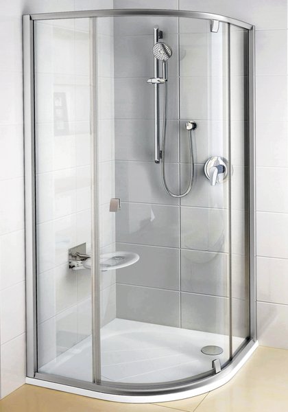 Štvrťkruhové sprchové kúty, rozmery: 80 x 80 cm - PVM Systém