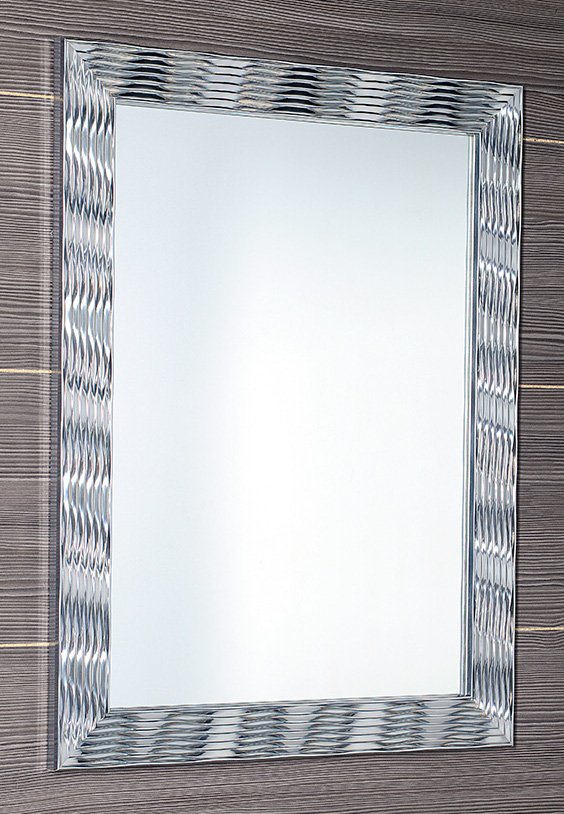 Synthia SH625 zrkadlo v ráme, 62,5x82,5 cm, strieborné - PVM Systém